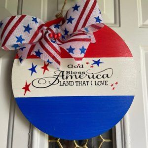 Patriotic Door Sign